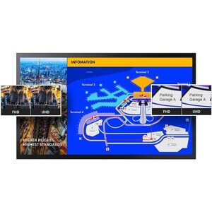 Samsung QM43B-T 109.2 cm (43") LCD Digital Signage Display - 24 Hours/7 Days Operation - Vertical Alignment (VA) - Touchsc