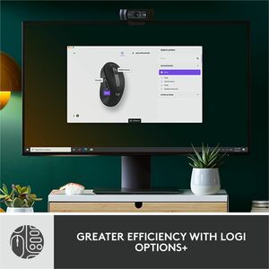 Logitech Signature MK650 Combo For Business - USB Plunger Wireless Bluetooth/RF 5.0 2.40 GHz Keyboard - 118 Key - English 