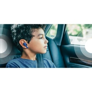 Belkin SOUNDFORM Nano True Wireless Earbud Stereo Earset - Blue - Binaural - In-ear - 1000 cm - Bluetooth