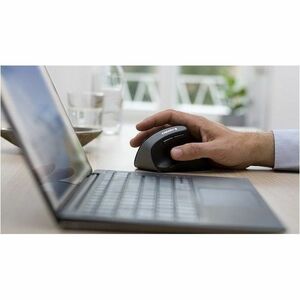 CHERRY MW 4500 Mouse - Radio Frequency - USB - Optical - 6 Button(s) - Black - 1 - Wireless - 2.40 GHz - 1200 dpi - Scroll