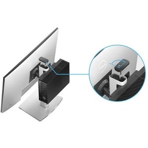 Dell Compact Form Factor All-in-One Stand - CFS22 - Up to 68.6 cm (27") Screen Support - 5.80 kg Load Capacity - 38.5 cm H