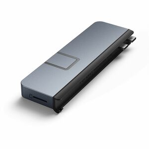 Hyper HyperDrive DUO PRO HD575-GRAY USB Type C Docking Station for Tablet PC, Desktop PC, Notebook - Memory Card Reader - 