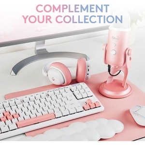 Blue Yeti Wired Microphone - Pink Dawn - Shock Mount, Desktop, Stand Mountable - USB