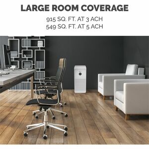 AeraMax SE Air Purifier - True HEPA, Activated Carbon - 915 Sq. ft. - White