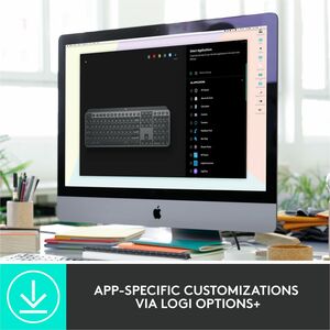 Logitech MX Keys Combo for Business Wireless Gen 2 Keyboard and Mouse - USB Wireless Bluetooth Keyboard - USB Wireless Blu