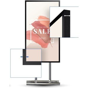Samsung OH55A-S 139,7 cm (55 Zoll) LCD Digital-Signage-Display - Cortex A72 1,70 GHz - 2,50 GB LPDDR4 - 1920 x 1080 - Edge