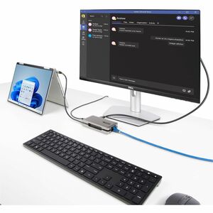 StarTech.com DKT31CH2CPD3 USB 3.2 (Gen 2) Type C Docking Station for Notebook, Workstation - 100 W - Space Gray - Portable