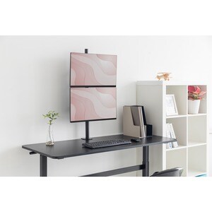 Digitus Dual Vertikal Monitorhalterung, 2x 32", 2x 8 kg. Montage: Klemme, Höchstgewichtskapazität: 8 kg, Minimum Bildschir