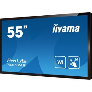 iiyama ProLite T5562AS-B1 55 Zoll Class LCD-Touchscreen-Monitor - 16:9 Format - 8 ms Reaktionszeit - 138,7 cm (54,6 Zoll) 
