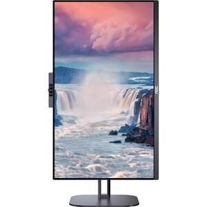 AOC 24V5CW 24" Class Webcam Full HD Gaming LCD Monitor - 16:9 - Matte Black - 60.5 cm (23.8") Viewable - In-plane Switchin