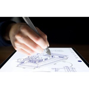 Lápiz óptico Logitech Crayon - Capacitivo/a Tipo de pantalla táctil admitida - Punta de stylus reemplazable - Aluminio, Ca