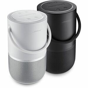Bose Portable Bluetooth Smart Speaker - Google Assistant, Alexa Supported - Silver - 360° Circle Sound - Wireless LAN - Ba