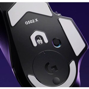 Mouse di gioco Logitech G G502 X - USB - Ottico - 13 Programmable Button(s) - Nero - Cavo/Wireless - 25600 dpi - Rotella d