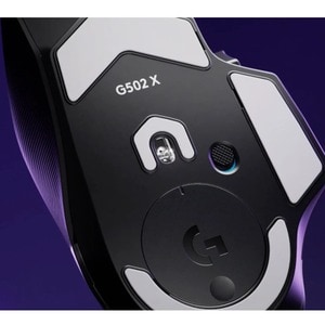 Logitech G G502 X PLUS Gaming Mouse - Radio Frequency - USB Type A - Optical - 13 Programmable Button(s) - Black - Cable/W