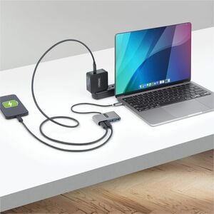 StarTech.com 4-Port USB-C Hub with 100W Power Delivery Pass-Through, 2x USB-A + 2x USB-C, 5Gbps, 1ft/30cm Long Cable, Port