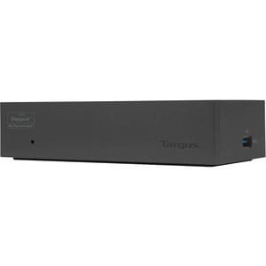 Targus DOCK190 C型 USB 扩展插口 用于 智能电话, 扬声器, 麦克风, 耳机, 笔记本电脑, 显示器, 平板, 键盘, Workstation - 100 W - 灰, 黑 - 符合 TAA 标准 - 4K, 2K - 40