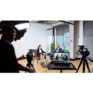 Canon XA60 Professional Digital Camcorder - 8.9 cm (3.5") LCD Touchscreen - 1/2.3" CMOS - 4K - 21.1 Megapixel Video - MP4,