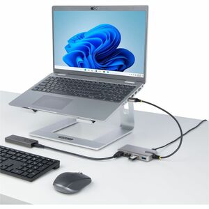 StarTech.com USB Hub - USB 3.2 (Gen 1) Type A - Portable - Space Gray - UASP Support - 5 Total USB Port(s) - PC, Mac, Chro
