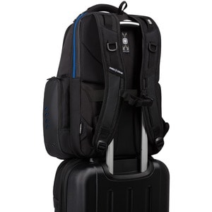SwissGear ScanSmart 8121203410 Carrying Case (Backpack) for 17" Notebook - Black - Bump Resistant, Ding Resistant, Scratch