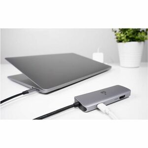 IOGEAR USB-C 8K Nano Dock Pro - for Notebook, Tablet, Keyboard, Mouse, Monitor - Rugged - USB Type C - 2 Displays Supporte
