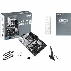 Asus Prime Z790-P WIFI D4 Gaming Desktop Motherboard - Intel Z790 Chipset - Socket LGA-1700 - ATX - Core, Pentium Gold, Ce