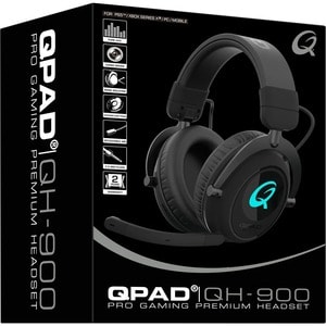 QPad QH900 Wired/Wireless On-ear Stereo Gaming Headset - Binaural - Circumaural - Bluetooth/RF - 60 Ohm - 16 Hz to 25 kHz 