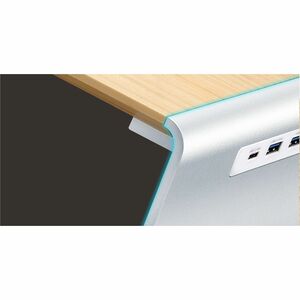j5create JCT425-N Monitor Stand - 44 kg Load Capacity - Computer Monitor Display Type Supported - 9 cm Height x 53.4 cm Wi