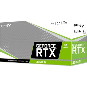PNY NVIDIA GeForce RTX 3070 Ti Graphic Card - 8 GB GDDR6X - 7680 x 4320 - 1.58 GHz Core - 1.77 GHz Boost Clock - 256 bit B