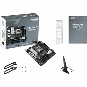 Asus Prime B650M-A AX Desktop Motherboard - AMD B650 Chipset - Socket AM5 - Micro ATX - Ryzen 7, Ryzen 5 Processor Support