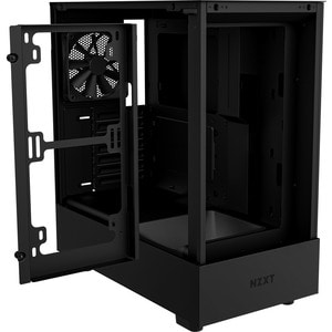 NZXT H5 Flow Gaming Computer Case - ATX Motherboard Supported - Galvanized Cold Rolled Steel (SGCC), Tempered Glass - Blac