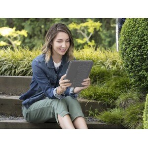 Logitech Rugged Folio Rugged Keyboard/Cover Case (Folio) Apple iPad (10th Generation) Tablet - Graphite - Drop Resistant, 