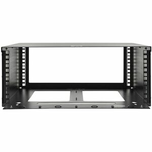 Eaton Tripp Lite Series SmartRack 4U Low-Profile Vertical-Mount Vented Wall-Mount Mini Rack Enclosure, Black - For LAN Swi