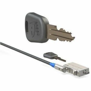 Noble TZ08T Cable Lock For Notebook, Tablet, Computer - 1.80 m - Keyed Alike Lock - Silver - Hardened Stainless Steel, Zin