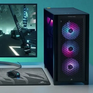 Corsair VENGEANCE i7400 Gaming Desktop Computer - Intel Core i7 13th Gen i7-13700K - 32 GB - 2 TB SSD - Mid-tower - Intel 