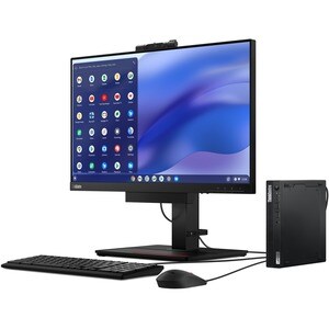 Lenovo ThinkCentre M60q 12C6000BUS Chromebox - Intel Core i5 12th Gen i5-1235U - 8 GB - 128 GB SSD - Tiny - Black - Intel 