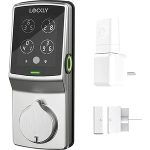 Lockly Wi-Fi Enabled Lockly Secure Pro Smart Lock - Touchscreen - Wireless LAN - Bluetooth - Z-WaveSatin Nickel