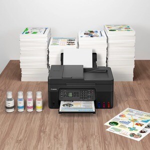 Canon PIXMA G4570 Wireless Inkjet Multifunction Printer - Colour - Black - Copier/Fax/Printer/Scanner - 4800 x 1200 dpi Pr