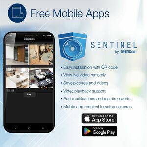 Trendnet TV-IP1514PI. Typ: IP-Sicherheitskamera, Unterstützte Positionierung: Innen & Außen, Übertragungstechnik: Kabelgeb