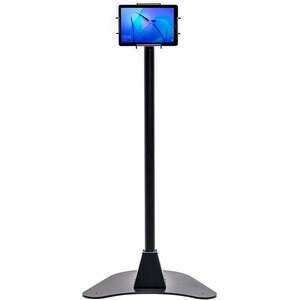 Star Micronics mUNITE mUNITE FLOOR KIOSK STAND BLK Tablet PC Stand - 117.9 cm Height x 47.2 cm Width - Floor - Steel - Black