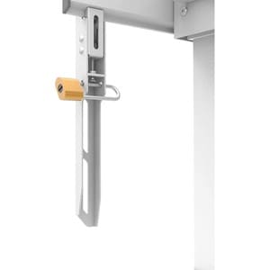 Neomounts Display Cart - 110 kg Capacity - 4 Casters - Steel - 1019 mm Width x 831 mm Depth x 2127 mm Height - White