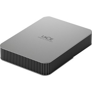 LaCie Mobile Drive Secure STLR2000400 2 TB Portable Hard Drive - 2.5" External - Space Gray - USB 3.2 (Gen 1) Type C - 720