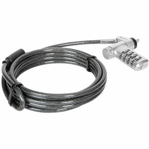 Câble de verrouillage Targus DEFCON ASP96GLX-25S Pour Station d'accueil, Moniteur, Ordinateur Portable - 1,98 m Câble - 4-