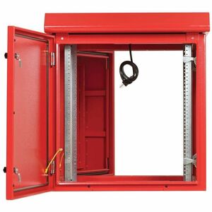 Eaton Tripp Lite Series SmartRack Industrial Enclosure - NEMA 3R, Wall Mount, Metal, Locking, Hinged Back, Fan With Therma