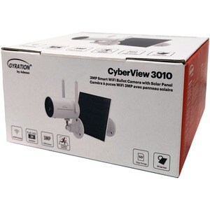 Gyration Cyberview Cyberview 3010 3 Megapixel Indoor/Outdoor Network Camera - Color - Bullet - White - 32.81 ft Infrared/C