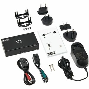 Tripp Lite series B127A-1A1-BHFH Video Extender Transmitter/Receiver - Wired - TAA Compliant - 1 Input Device - 1 Output D