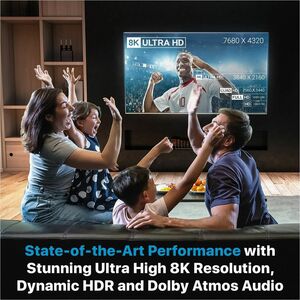 Comprehensive MicroFlex™ Pro AV/IT Integrator Series™ Active Ultra High Speed 8K 48G HDMI Cable with ProGrip™ Jet Black 15