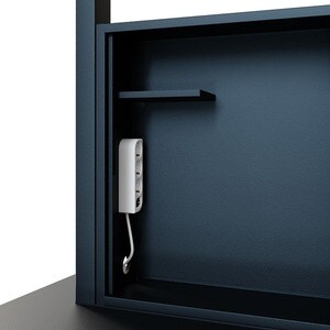 HAGOR Lift für Display, Mini-PC, Kamera, Notebook, A/V-Geräte, Display - Schwarz pulverbeschichtet - Höhenverstellbar - 2 