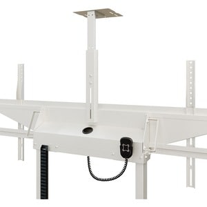 HAGOR Lift für Display - Weiß - Querformat - Höhenverstellbar - 2 Unterstützte(r) Display(s)Bildschirmgröße: 46 Zoll (116,
