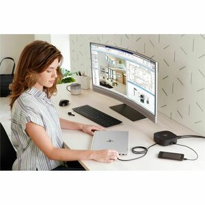 HP USB-C G5 Essential Dock - for Notebook, Desktop PC - Charging Capability - 120 W - USB Type C - 3 Displays Supported - 