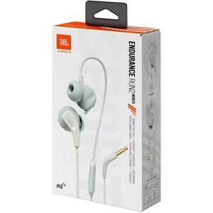 JBL Endurance Run 2 Wired Earbud, Behind-the-ear Stereo Earset - Binaural - In-ear - 20 Hz to 20 kHz